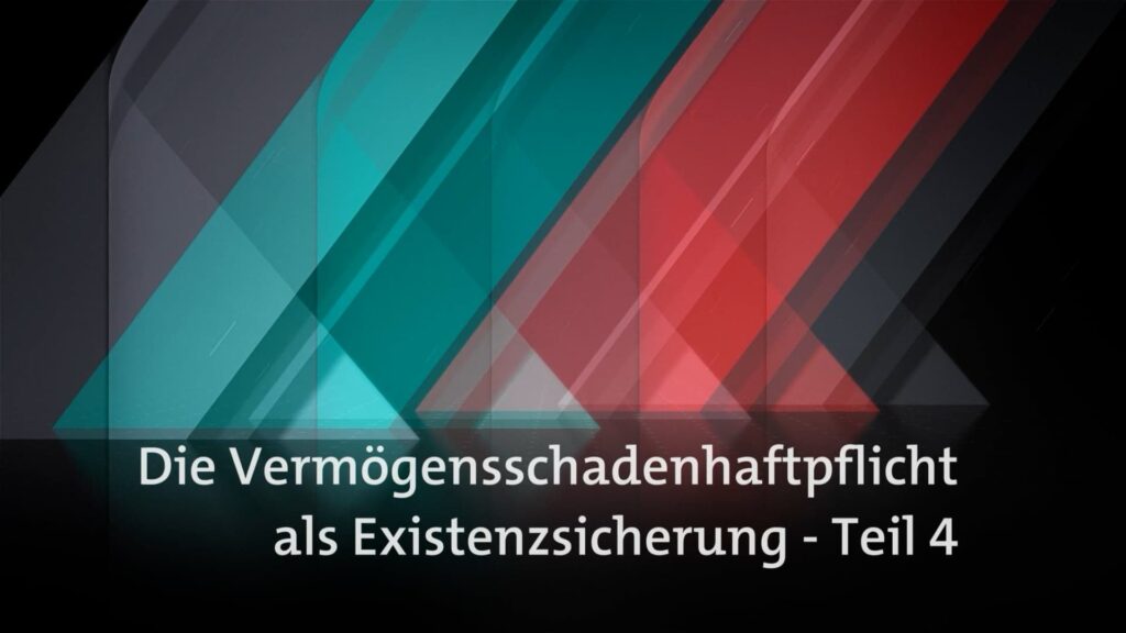 Vergleichsbild mit abstrakten geometrischen Formen und Farbverläufen, passend für Finanz- und Versicherungsthemen.